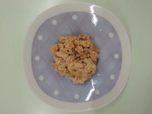 なめ茸で しっとり鶏そぼろ