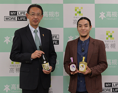 足立さんと濱田市長