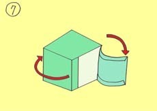 作り方手順7を示したイラスト