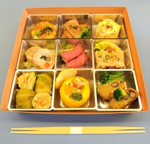 完成した北摂弁当