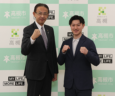 呉屋さんと濱田市長