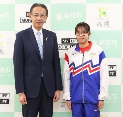 水泳表敬