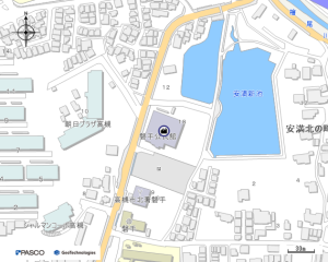 高槻市立磐手公民館周辺の地図