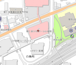 愛仁会ふれあい広場地図