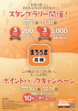 まちうまポイントバックキャンペーン