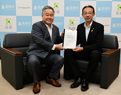 森本会長と濱田市長