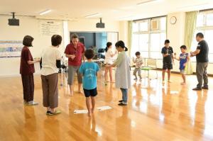 けん玉教室の様子