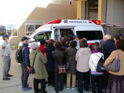 救急車見学の様子2