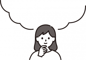 考える女性