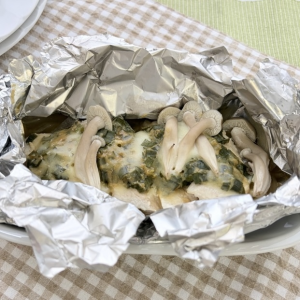 鶏むね肉のニラみそ焼