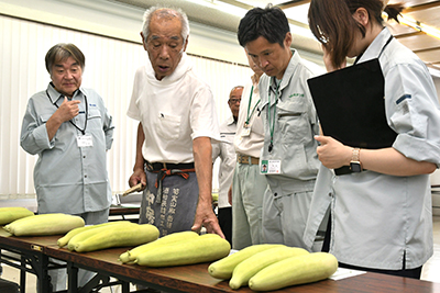 しろうり品評会