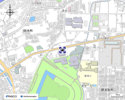 高槻市立今城塚公民館　周辺の地図