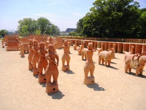 埴輪祭祀場の風景写真です