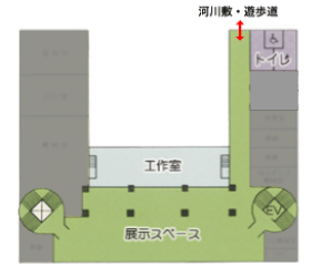 １階の平面図