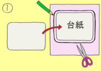 作り方手順1を示したイラスト