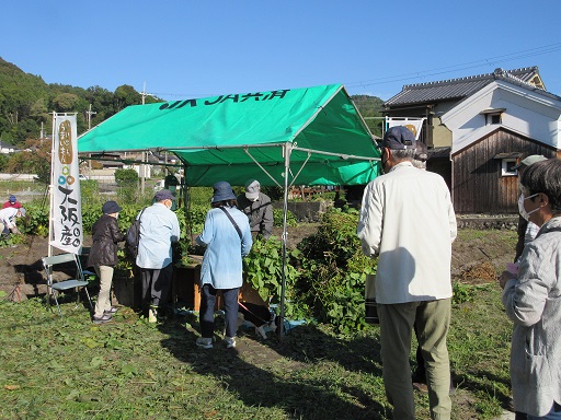 枝豆販売イベント風景